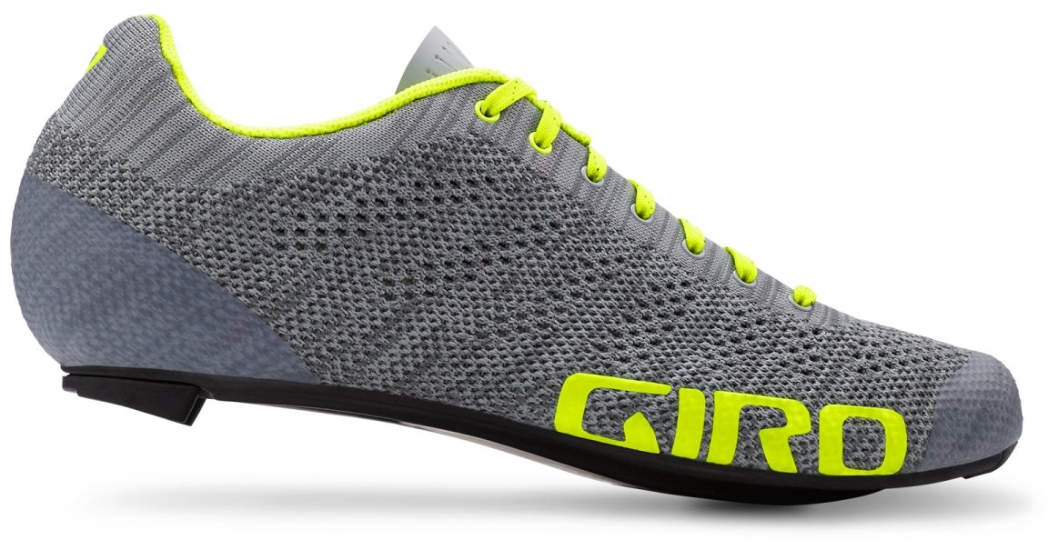 ウェア GIRO EMPIRE E70 KNIT GIRO : Empire E70 Knit : Gray Heather/Highlight Yellow